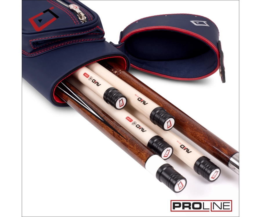 Cuetec 2x4 Navy Pro Line Pool Cue Case - Image 6