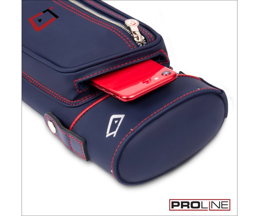 Cuetec 2x4 Navy Pro Line Pool Cue Case - Image 9