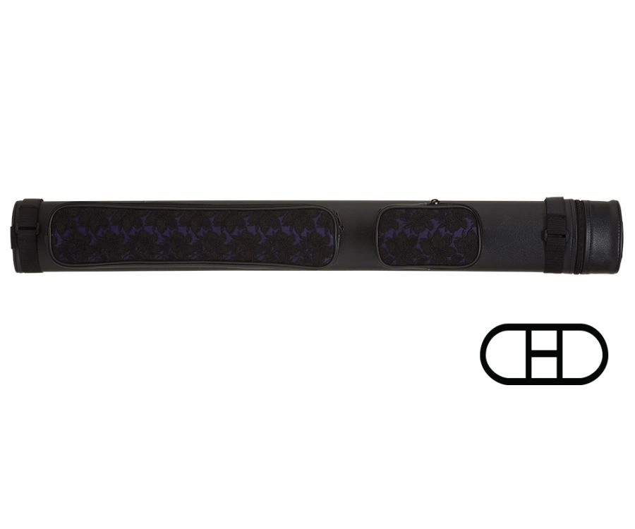 Action 2 Butts 2 Shafts Lace Case - Purple