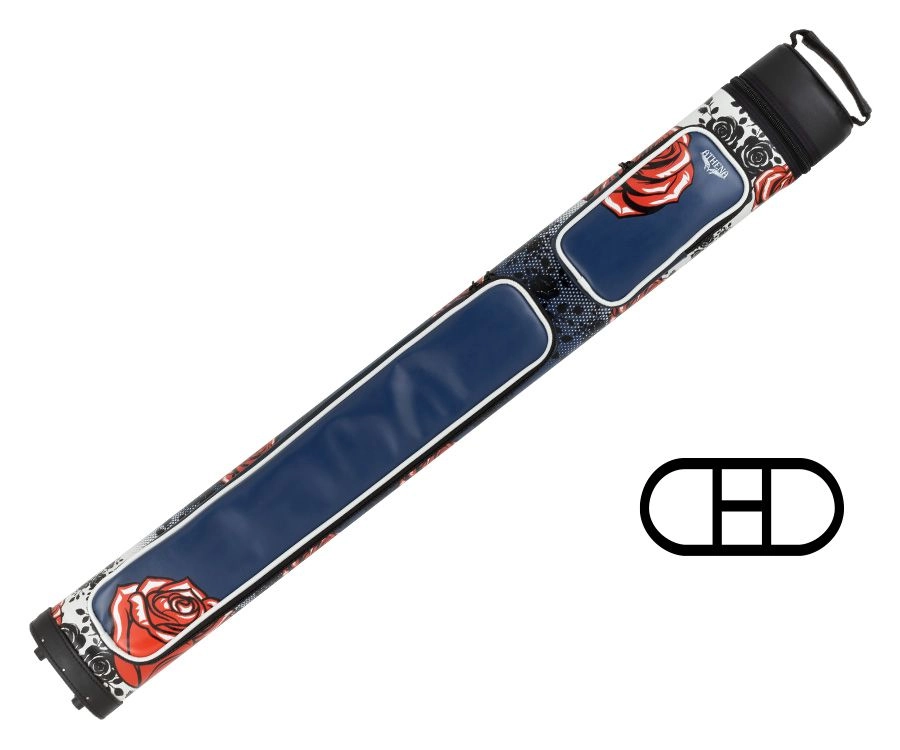 Athena ATHC17 2 Butt X 2 Shaft Hard Case W/ Backpack Straps