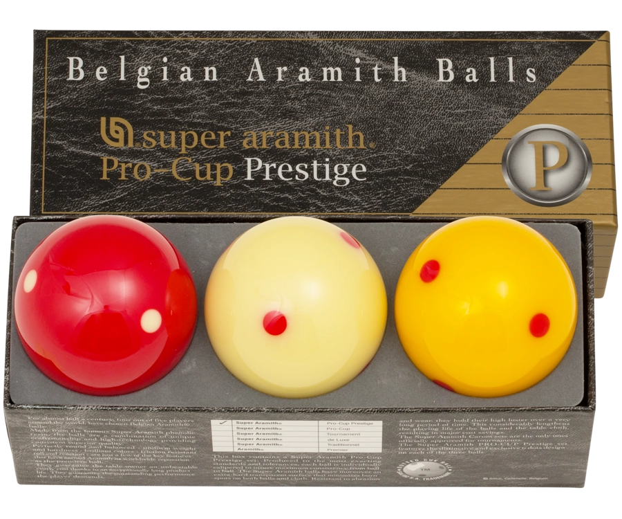 Super Aramith Pro-Cup Prestige Carom Ball Set
