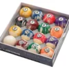 Action White Swirl Marble Pool Ball Set