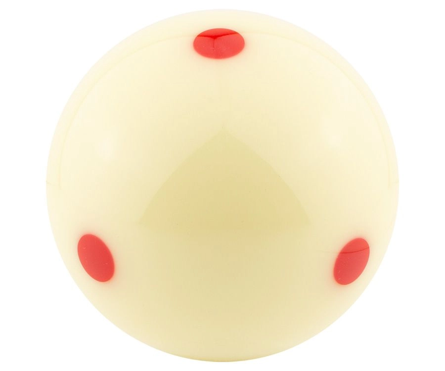 Aramith Pro Cup 6 Red Dot TV 'Measles' Cue Ball