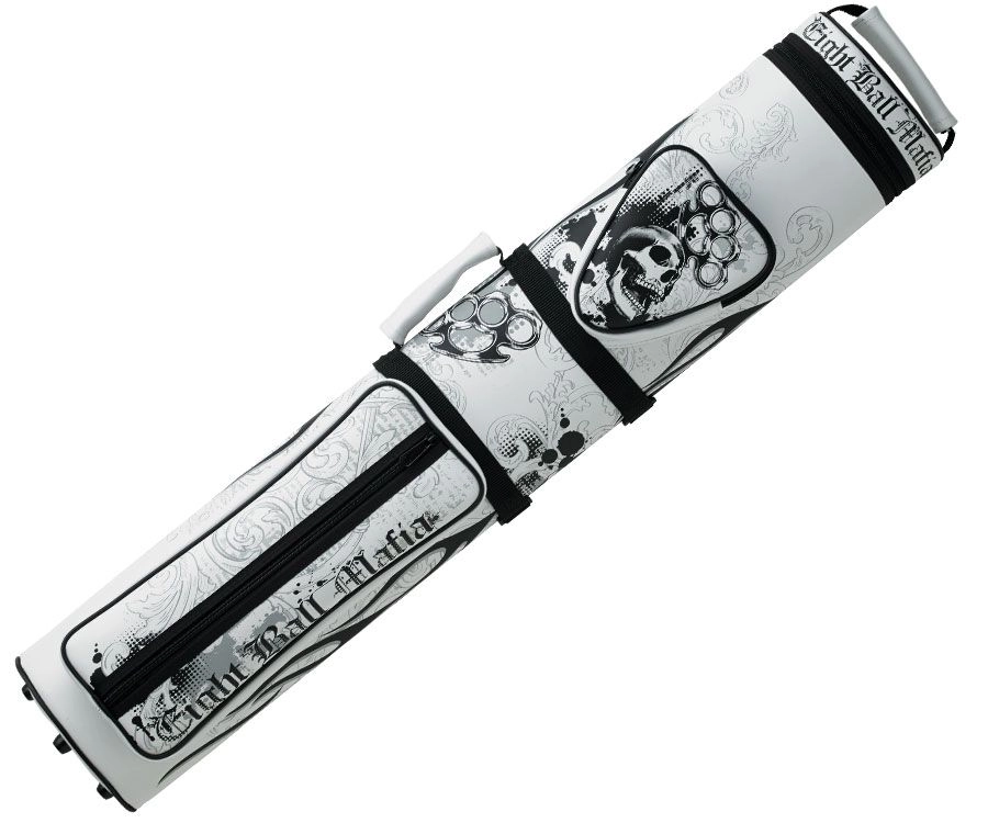 Eight Ball Mafia White Knuckles 3 Butt 5 Shaft Hard Case