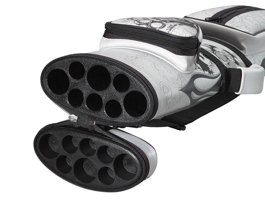 Eight Ball Mafia White Knuckles 3 Butt 5 Shaft Hard Case - Image 2