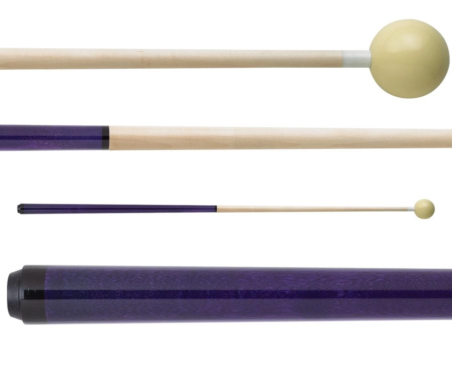 Purple Junior Cue With Ball Attached - Image 2
