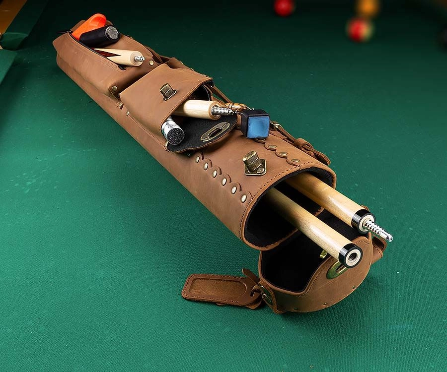 Instroke Buffalo 2 Butt 3 Shaft Leather Case - Image 4