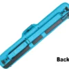 Molinari 2 Butt 4 Shaft Cyan/Black Flat Cue Case