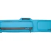 Molinari 3 Butt 6 Shaft Cyan/Black Flat Cue Case