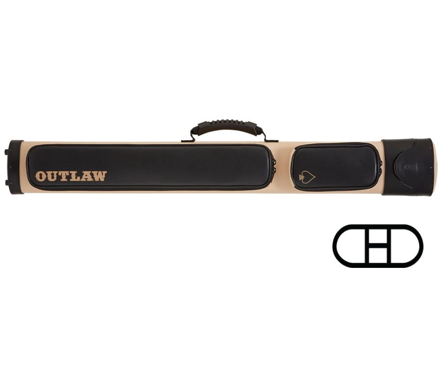 Outlaw OLX22 Black 2 Butt 2 Shaft Hard Case