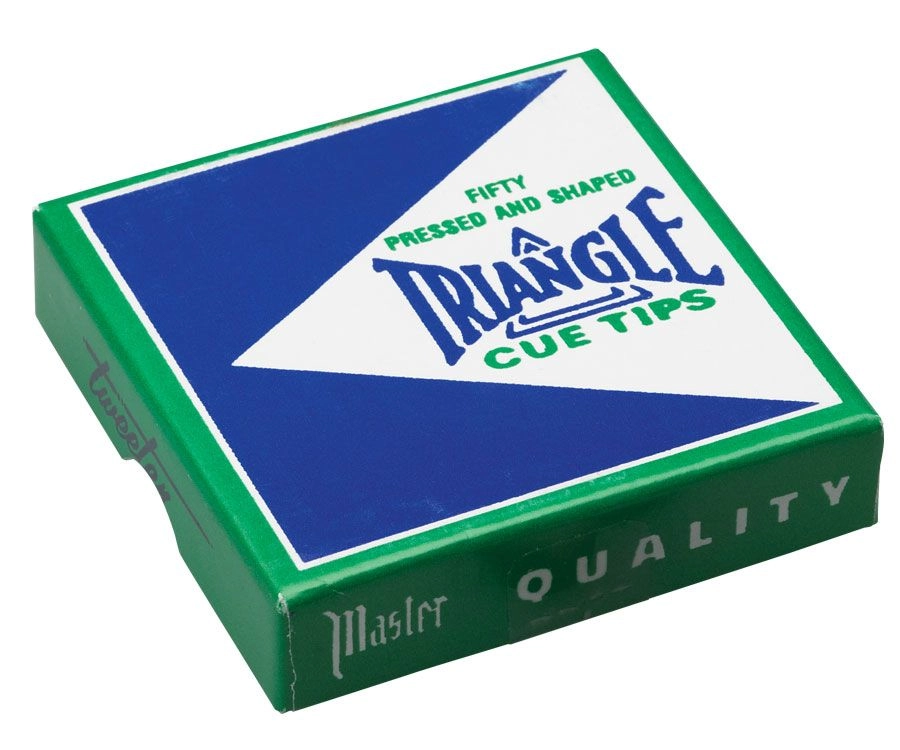 Triangle Pool Cue Tips (Box Of 50)