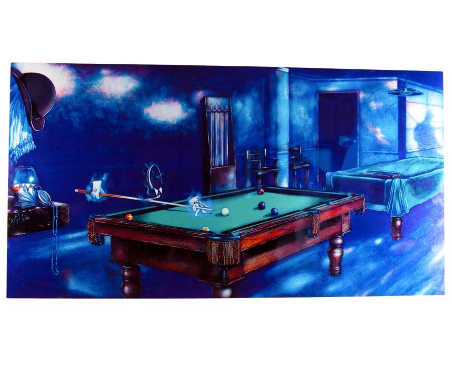 "Phantom Of The Game" Floating Wall Art (30" X 15.75") - Rich Colors