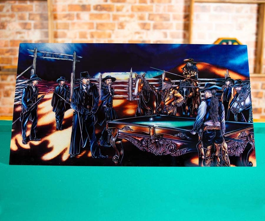 "Shoot Out" Floating Wall Art (30" X 15.75") - Rich Color - Image 2