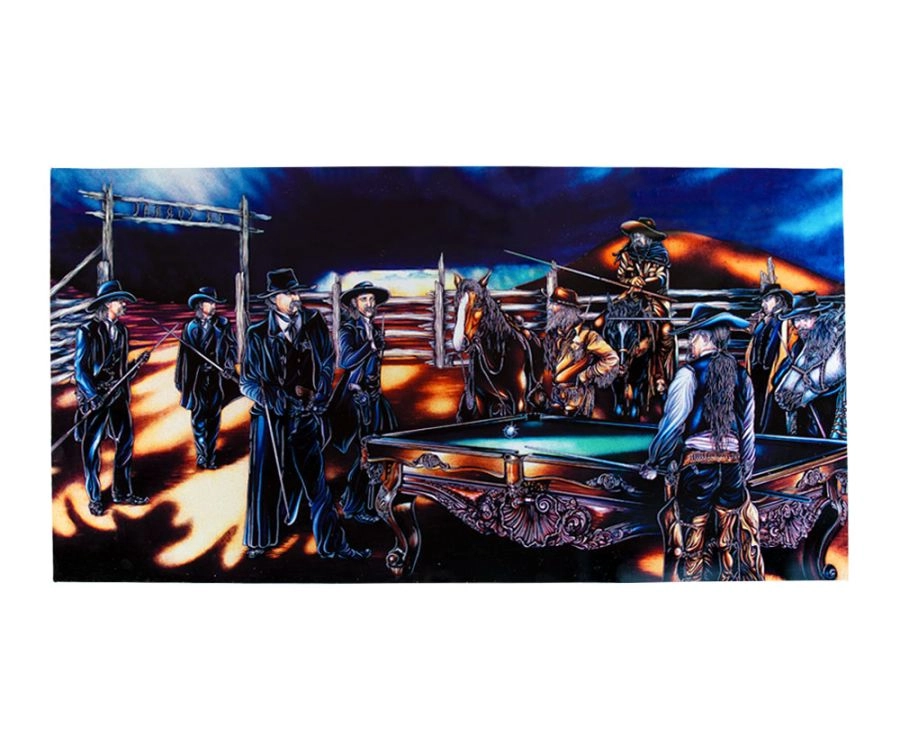 "Shoot Out" Floating Wall Art (30" X 15.75") - Rich Color - Image 5