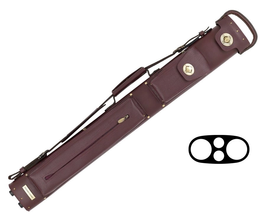 Tango Angus Burgundy 2 Butt 2 Shaft Hard Case