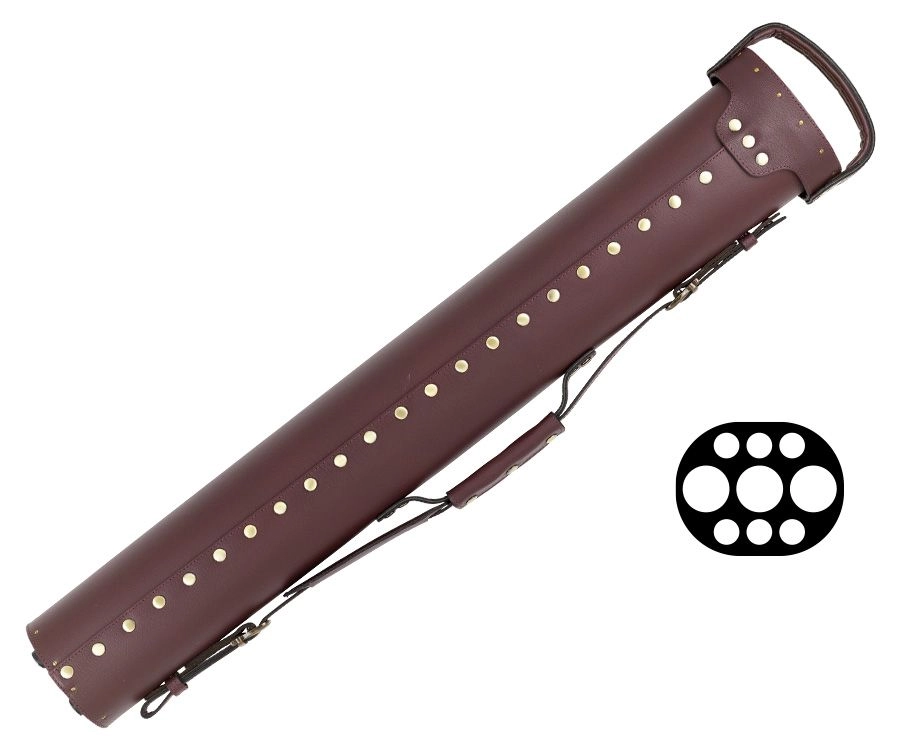 Tango Angus Burgundy 3 Butt 6 Shaft Hard Case - Image 2