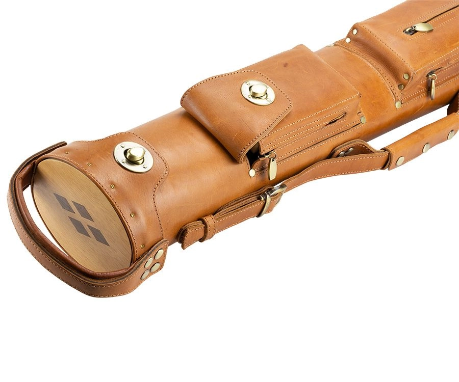 Tango Pampa Tan 3 Butt 6 Shaft Leather Cue Case - Image 3