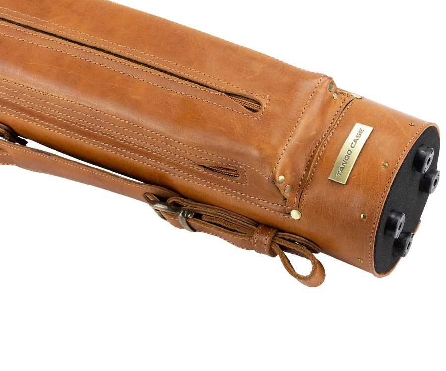 Tango Pampa Tan 3 Butt 6 Shaft Leather Cue Case - Image 4