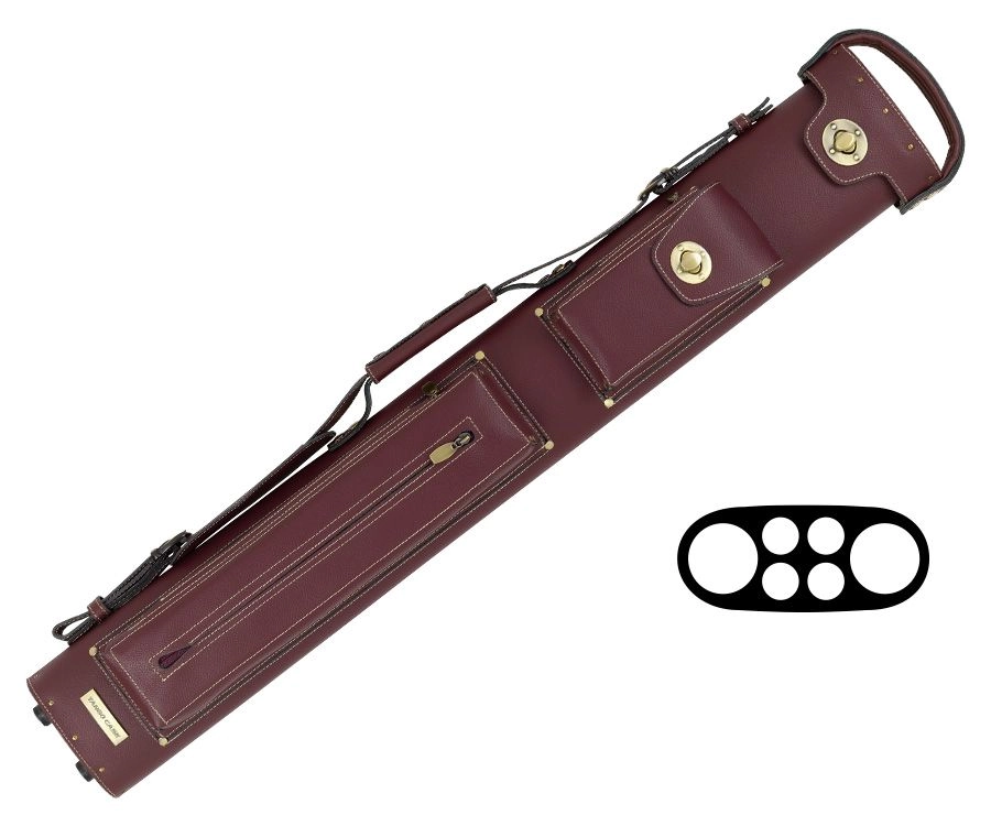 Tango Zorzal Burgundy 2 Butt 4 Shaft Hard Case