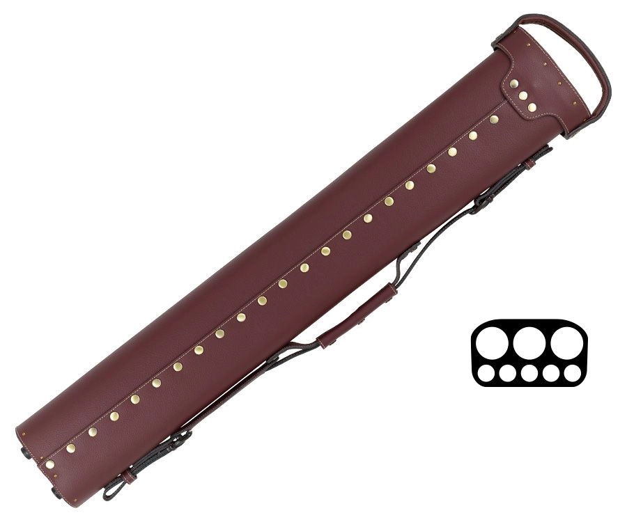 Tango Zorzal Burgundy 3 Butt 5 Shaft Hard Case - Image 2