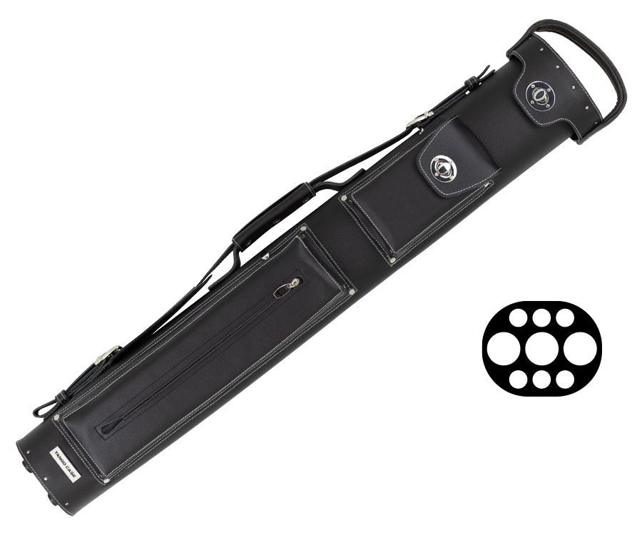 Tango Zorzal Black 3 Butt 6 Shaft Hard Case