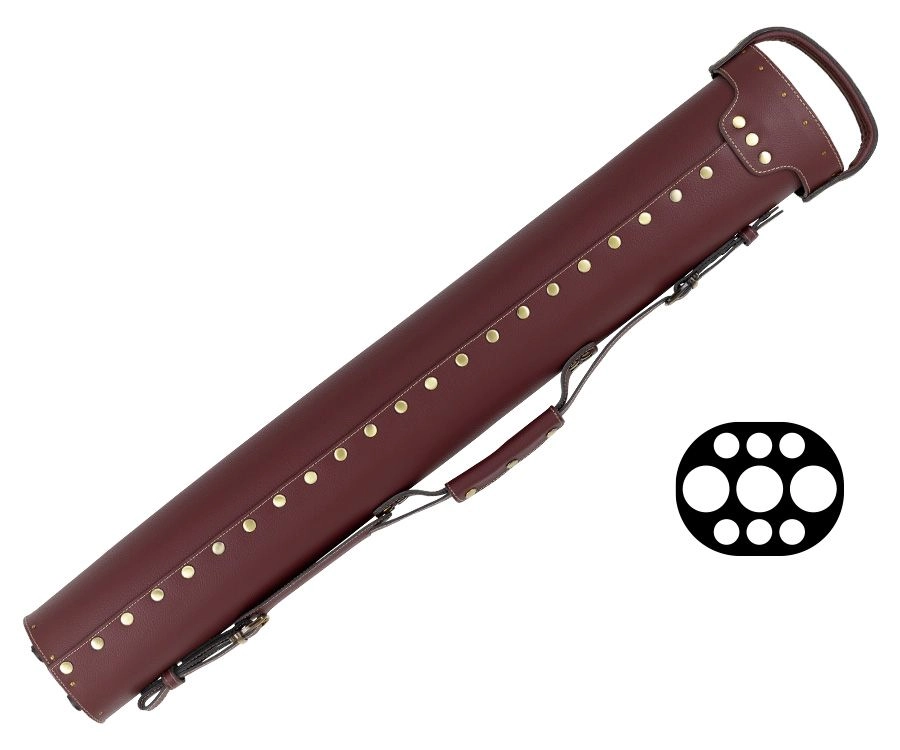 Tango Zorzal Burgundy 3 Butt 6 Shaft Hard Case - Image 2