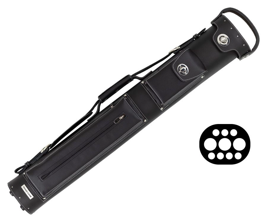 Tango Zorzal Black 3 Butt 7 Shaft Hard Case