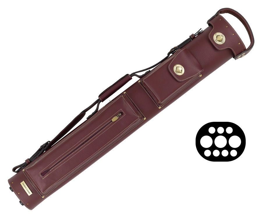 Tango Zorzal Burgundy 3 Butt 7 Shaft Hard Case - Image 2