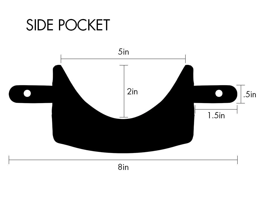 Tan Leather Pocket Set (Set Of 6) - Image 2