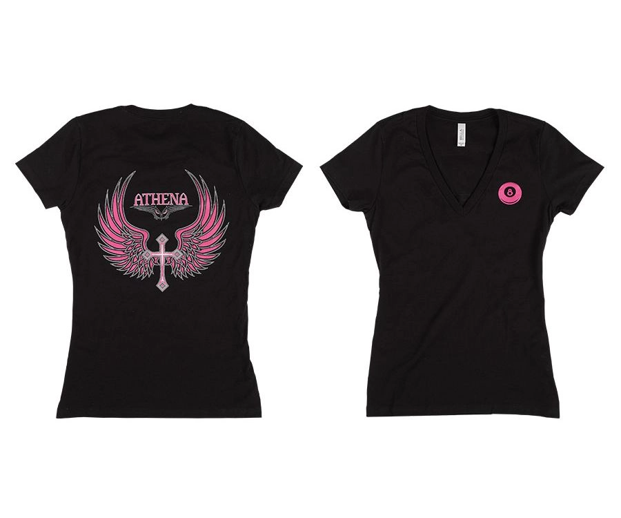 Athena Logo Black T-Shirt