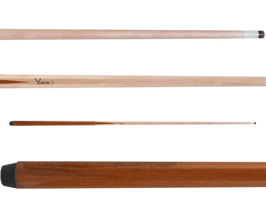 Yukon YUK02 Maple Select One Piece Pool Cue With Screw-on Tip - Image 2